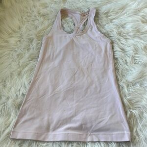 Lululemon Athletica racerback tank size 4, pink